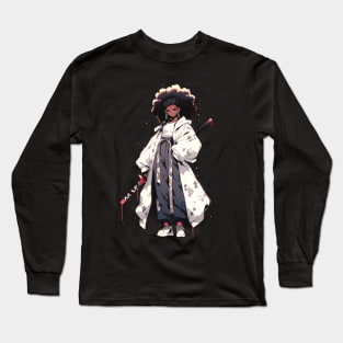 Afro Samurai Girl Long Sleeve T-Shirt